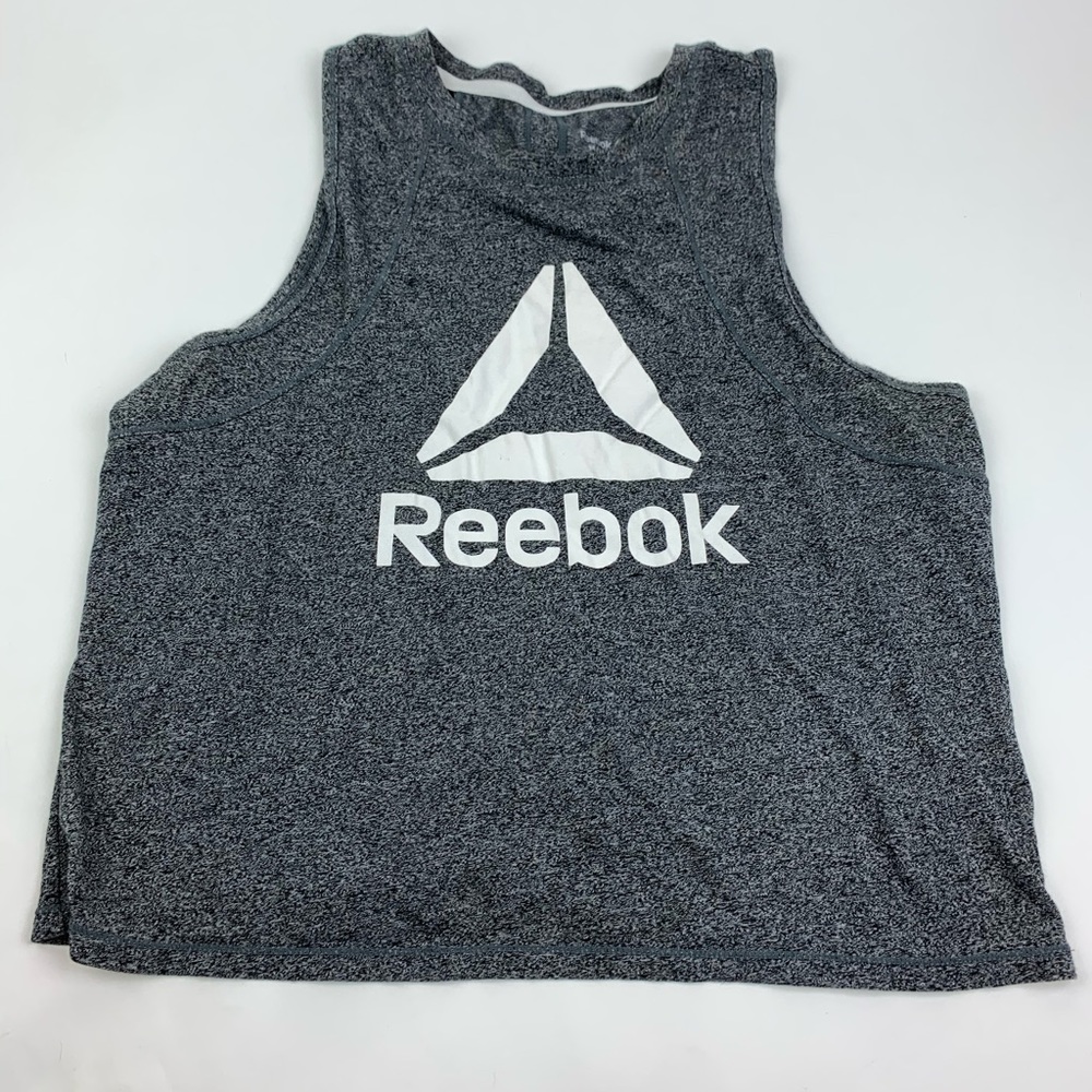 Reebok Crop Top Open Back Tank Top